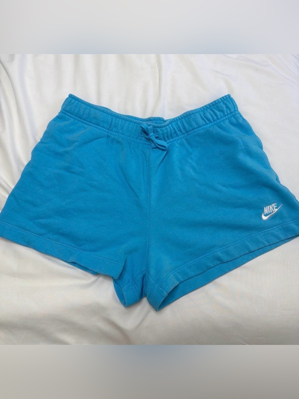 Nike Women's Bright Blue Athletic Drawstring Shorts